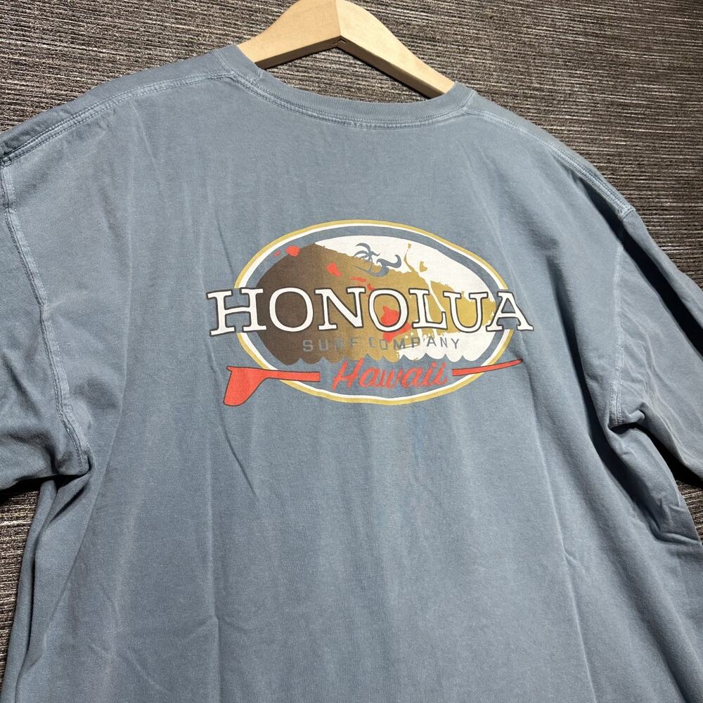 Honolua Surf Co. Shirt Men's XL Blue Short Sleeve Hawaiian
